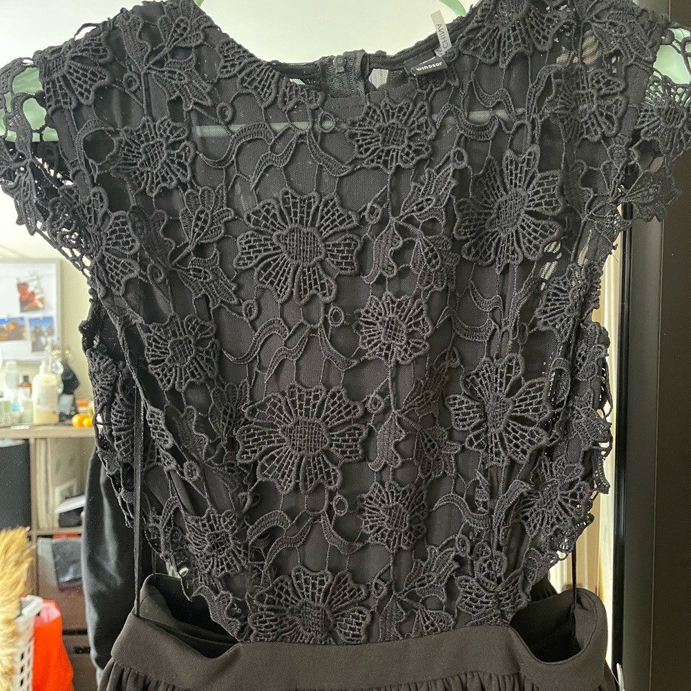 Windsor Sabrina Black Prom Dress (Size S)